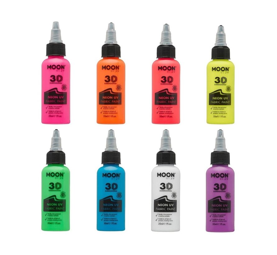 Moon-Glow NEON Fabric paint ( Textiel verf ) 30 ml