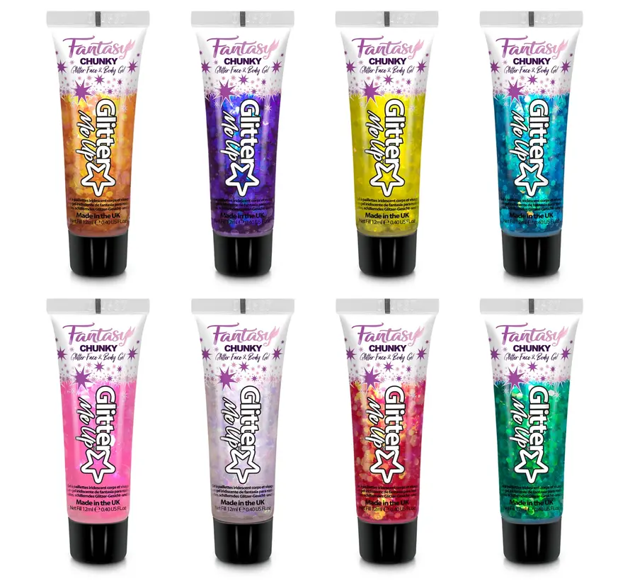 PainGlow Fantasy Iridescent Chunky Glitter Gel 12ml