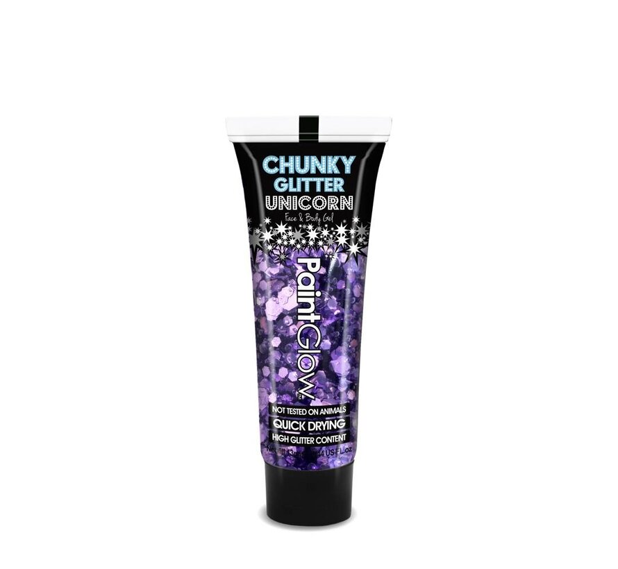 PaintGlow Unicorn Chunky Glitter Gel
