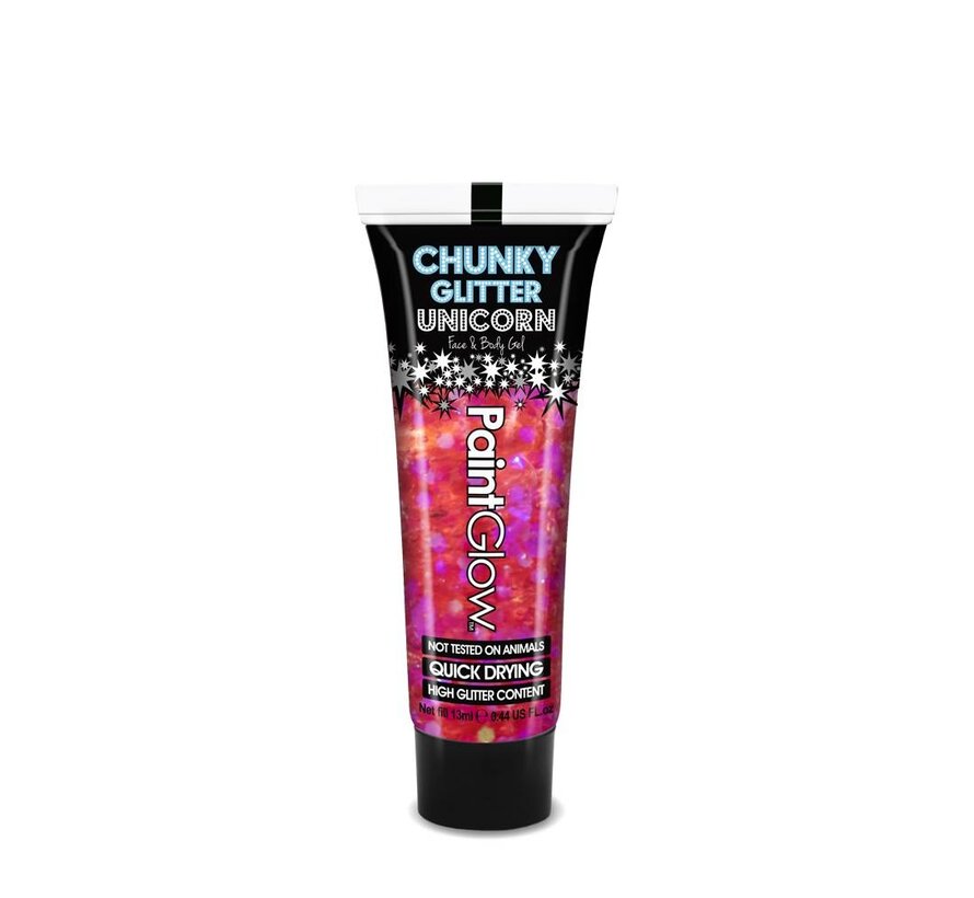 PaintGlow Unicorn Chunky Glitter Gel