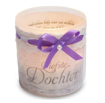 Miko Organza Candle "Liefste Dochter"