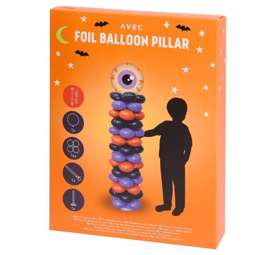Halloween folieballon pilaar "Oog"