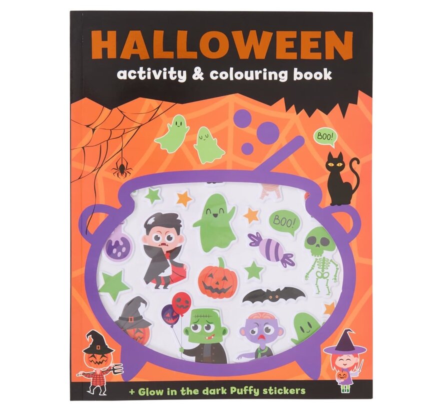Halloween kleur- en spelletjesboek "Ketel"