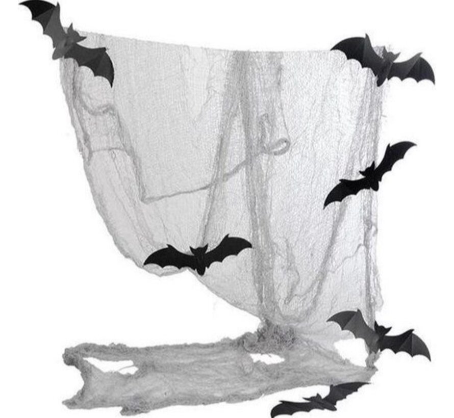 Halloween decoratiestof "Vleermuis"