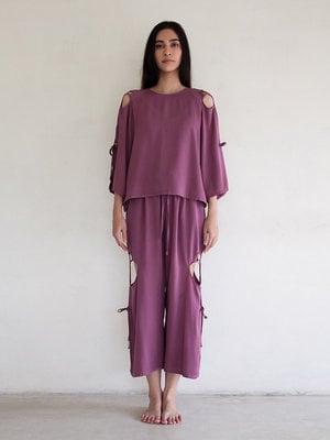 Inti Yoga Studio - Yoga en Lounge Kleding Mudra Top Mauve