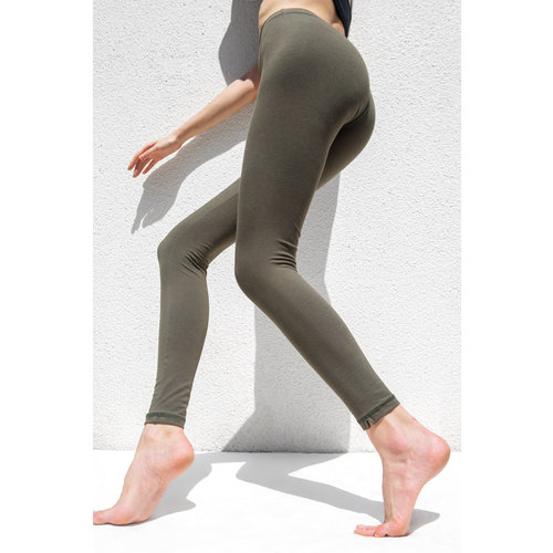 Funky Simplicity - Duurzame Yoga Kleding High Waist Legging Olive