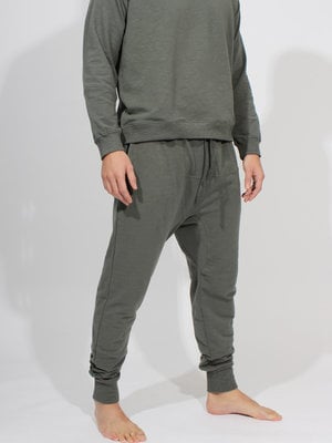 Yogamii - Duurzame Yoga Kleding Mudra Pants Petrol Grey Man