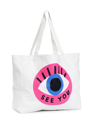 Eye love you cloth handbag
