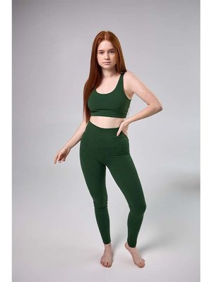 High Waist Legging Green - I love yoga