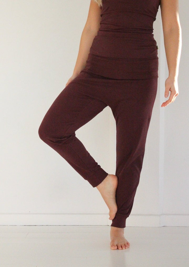 Yogamii - Duurzame Yoga Kleding Prana Pants Plum