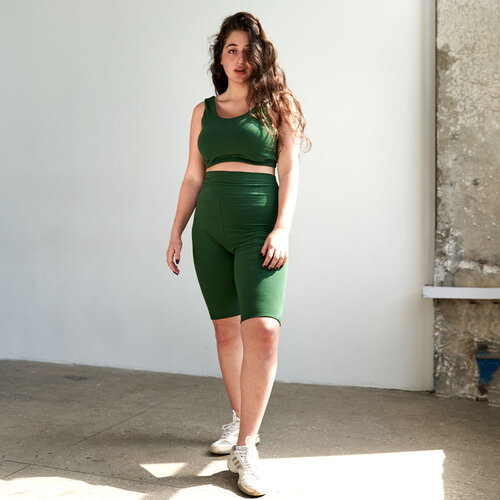 Samarali - Yoga- en Lifestyle Hoge Taille Shorts Groen Samarali - Yoga- en Lifestyle Hoge Taille Shorts Groen