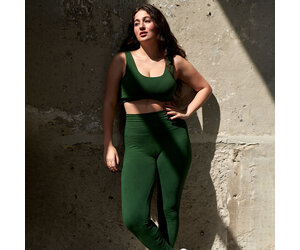 Yoga Set - BH en Legging Groen - Yoga Outfit voor Elke Maat -  Milieuvriendelijk en
