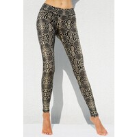 Legging Cream Black Snake