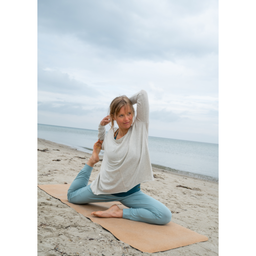 Yogamii - Duurzame Yoga Kleding Drapy Tee Off-white