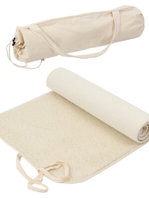 Flokati - Wollen Yoga Mat en Accessoires Yoga Mat Merino Wool incl. Bag