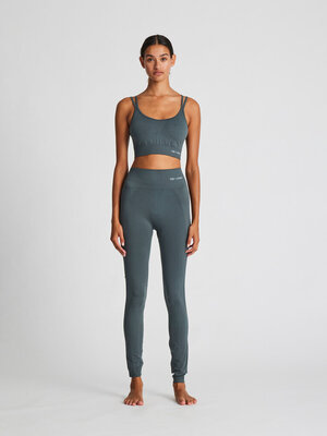 Gai-Lisva - Slow Fashion met vrouwelijke elegantie Shanti Seamless Leggings Petrol Grey