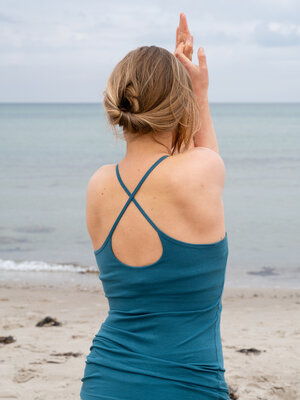 Yogamii - Duurzame Yoga Kleding Strap Top Nidra Arctic Blue