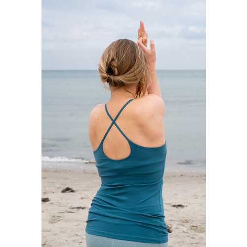 Yogamii - Duurzame Yoga Kleding Strap Top Nidra Arctic Blue