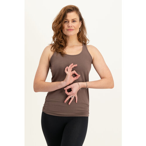 Urban Goddess - Duurzame Yoga- en Lounge Kleding Kami Tank Clay