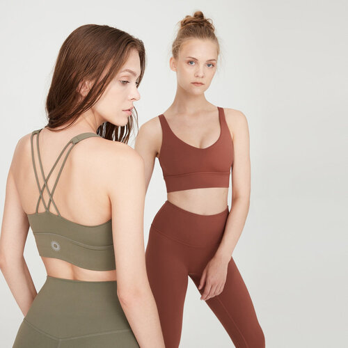 Spica - Yoga en Sportkleding Surya Comfort Bra Bronze