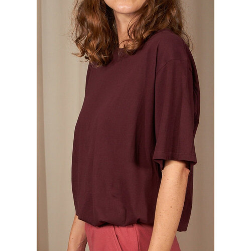 Yogamii - Duurzame Yoga Kleding Shiva Tee Dark Plum