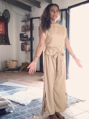 Inti Yoga Studio - Yoga en Lounge Kleding Anja Top Nude