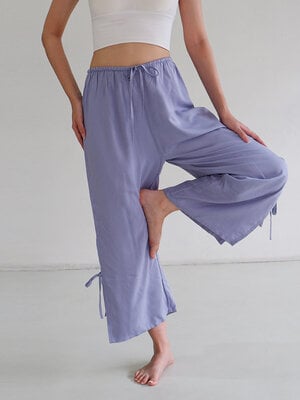 Inti Yoga Studio - Yoga en Lounge Kleding Selena Broek Faded Denim