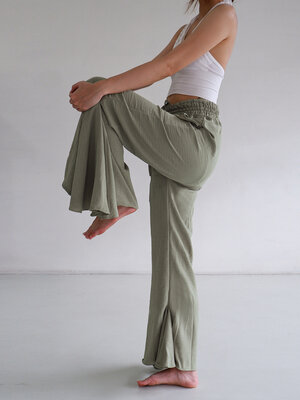 Inti Yoga Studio - Yoga en Lounge Kleding Sukha Pants Sage