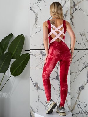 Samarali -  Yoga- en Lifestyle Jumpsuit Aphrodite Rood