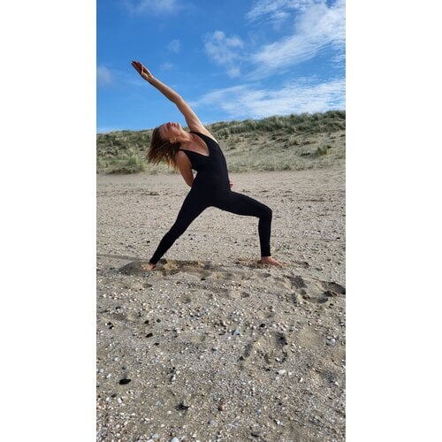 Studio Nanette Lindeman - Duurzame Yoga- en Sport Kleding The Divine Bodysuit Infinite Black