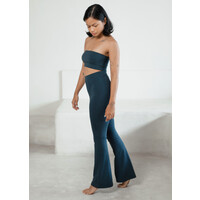 Lola Bamboo Flare Legging Ocean Blue