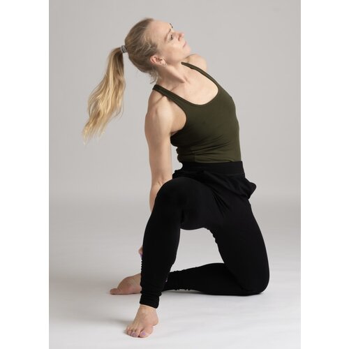 Yogamii - Duurzame Yoga Kleding Anjali Yoga Top Dark Olive Green