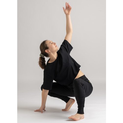 Yogamii - Duurzame Yoga Kleding Siya Tee Black