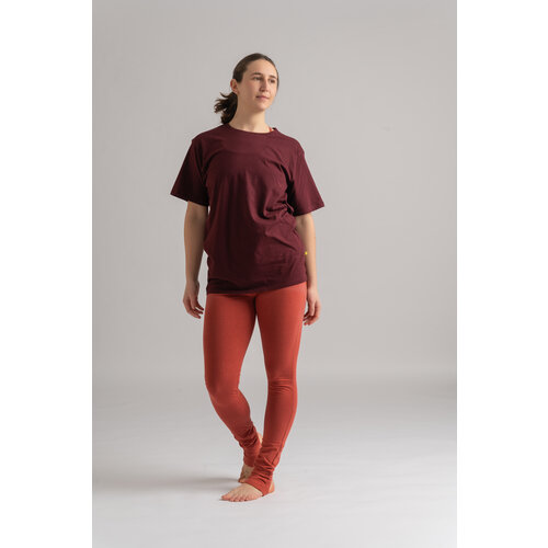 Yogamii - Duurzame Yoga Kleding Shiva Tee Dark Plum