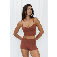 Ylva Bamboo Bralette Cinnamon