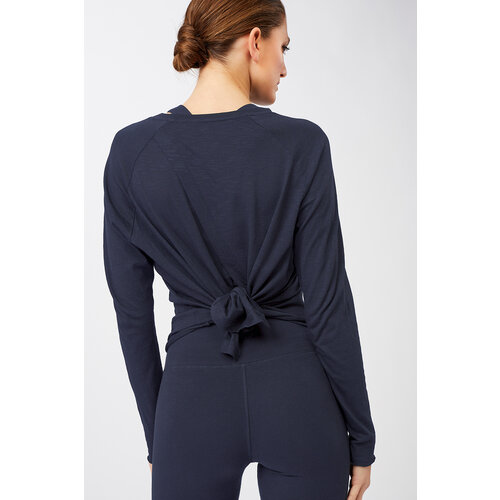 Mandala - Luxe en Organische Yoga Kleding Back Bow Shirt Night Sky Mandala - Luxe en Organische Yoga Kleding Back Bow Shirt Night Sky
