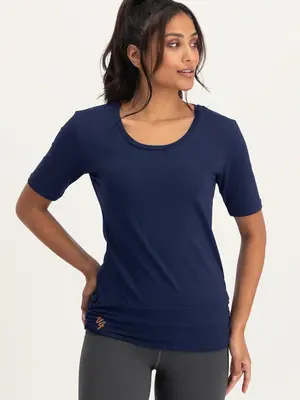Urban Goddess - Duurzame Yoga- en Lounge Kleding Kami Yoga Tee Midnight