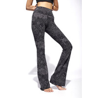 Flare Legging Nagomi Grijs Zwart Super High Waist