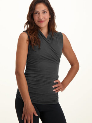 Urban Goddess - Duurzame Yoga- en Lounge Kleding Good Karma Yoga Top Ash