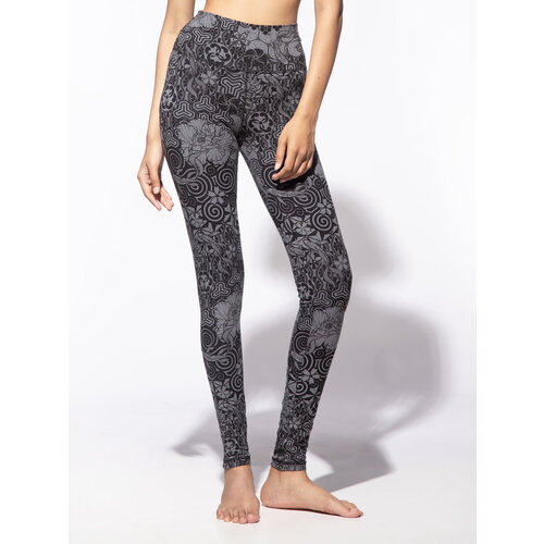 Funky Simplicity - Duurzame Yoga Kleding High Waist Legging Nagomi Grey Black
