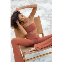 Lola Bamboo Flare Legging Cinnamon