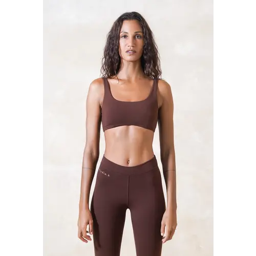 Studio K Yogawear- Yoga en Lounge Kleding Inez Bamboo Bralette Chestnut Studio K Yogawear- Yoga en Lounge Kleding Inez Bamboo Bralette Chestnut