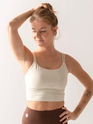 Spica - Yoga en Sportkleding Aura Bra Light Beige