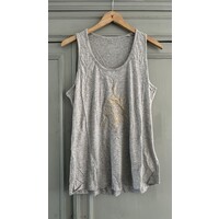 Women's tank top grey