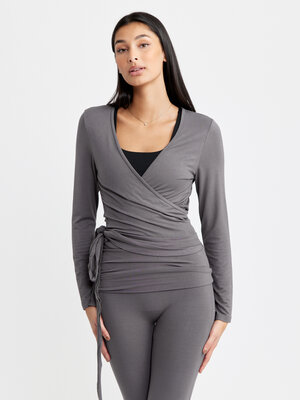 Drop of Mindfulness - Yoga en Sport Kleding Ballet Wrap Top