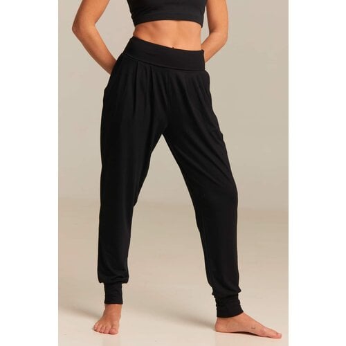 Shambhala Barcelona- Yoga en Sportkleding Purusha Harem Pant Zwart