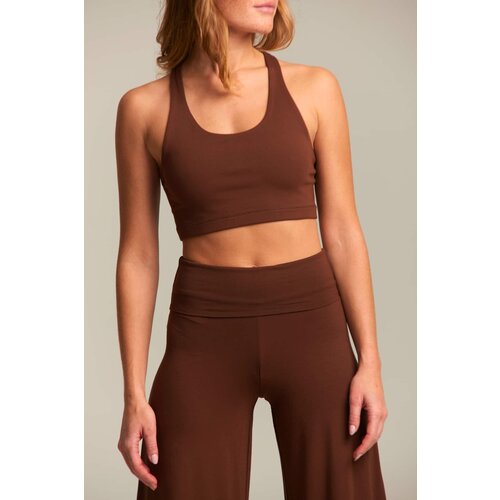 Shambhala Barcelona- Yoga en Sportkleding Vishnu Bra Bruin