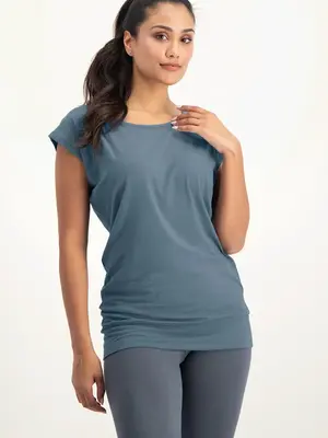 Urban Goddess - Duurzame Yoga- Pilates en Active Kleding Asana Yoga Tee Mirage