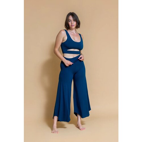 Shambhala Barcelona-Yoga en Sportkleding Maya Flare Pant Ocean Blue