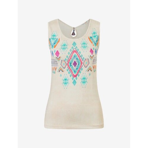 The Spirit of Om- Yoga Kleding van Biologisch Katoen Yoga Top Be Happy